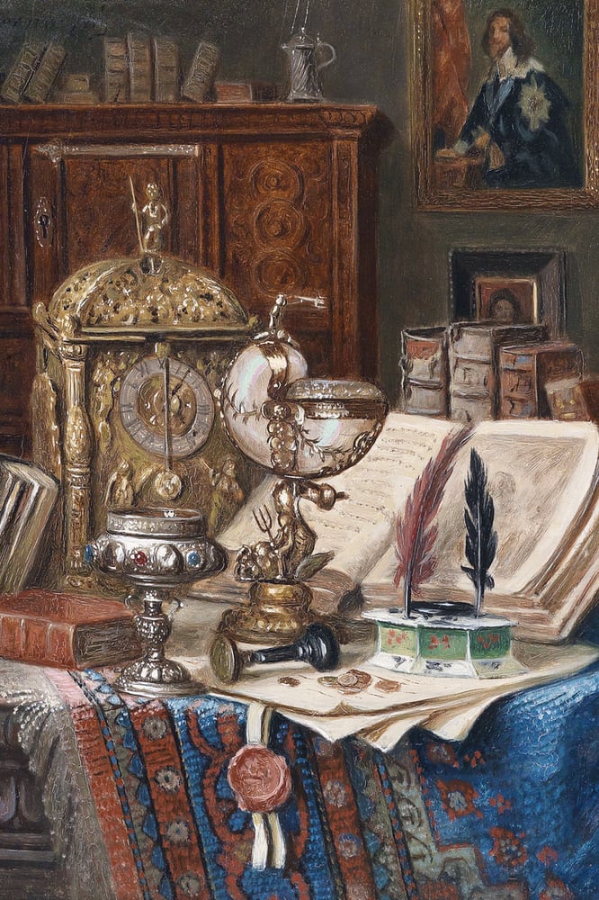 Stillleben Mit Muschelpokal (Still Life with Shell Cup)