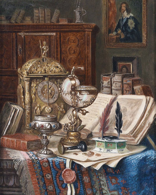 Stillleben Mit Muschelpokal (Still Life with Shell Cup)
