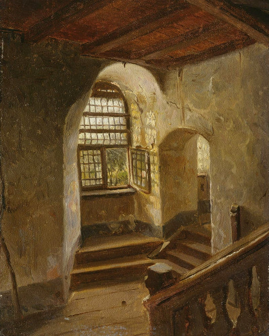 Stairway in a Castle by the Rhine