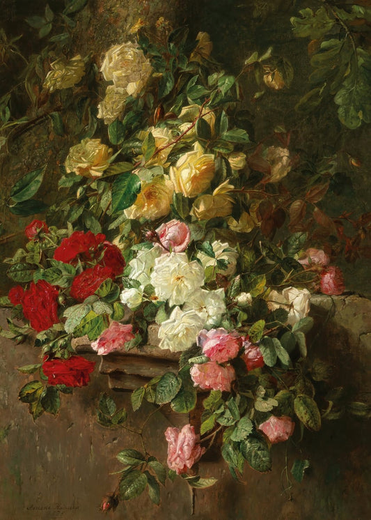 An Elaborate Bouquet of Flowers with Roses