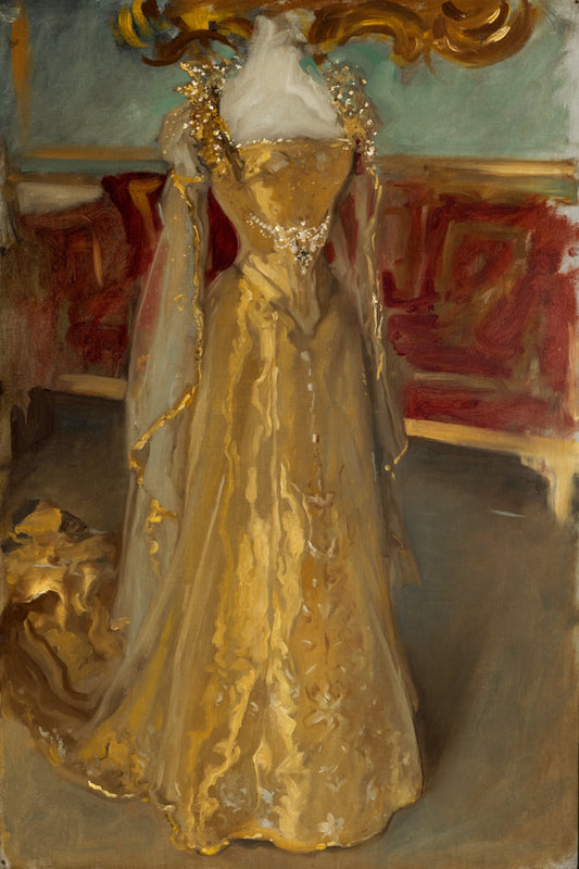 Drapery Study of Queen Alexandra’s Dress, for The Coronation of King Edward VII