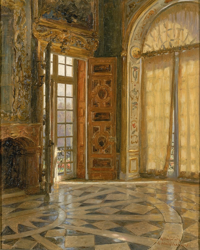 Vestibule Corner ‘Schleissheim,’ Prince Regent Luitpold’s Palace